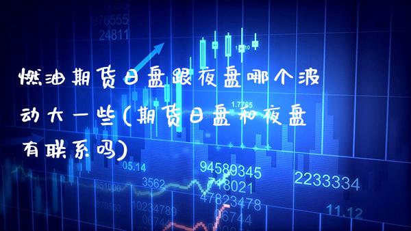 燃油期货日盘跟夜盘哪个波动大一些(期货日盘和夜盘有联系吗)_https://www.dong10.com_期货_第1张