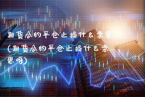 期货合约平仓止损什么意思(期货合约平仓止损什么意思呀)_https://www.dong10.com_期货_第1张