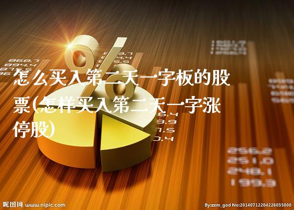 怎么买入第二天一字板的股票(怎样买入第二天一字涨停股)_https://www.dong10.com_期货_第1张
