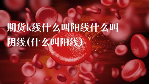 期货k线什么叫阳线什么叫阴线(什么叫阳线)_https://www.dong10.com_期货_第1张