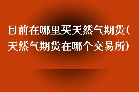目前在哪里买天然气期货(天然气期货在哪个交易所)_https://www.dong10.com_期货_第1张