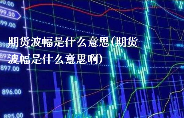 期货波幅是什么意思(期货波幅是什么意思啊)_https://www.dong10.com_期货_第1张