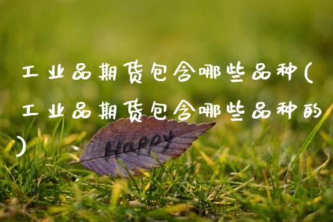 工业品期货包含哪些品种(工业品期货包含哪些品种的)_https://www.dong10.com_期货_第1张