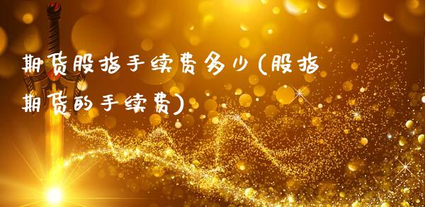 期货股指手续费多少(股指期货的手续费)_https://www.dong10.com_期货_第1张