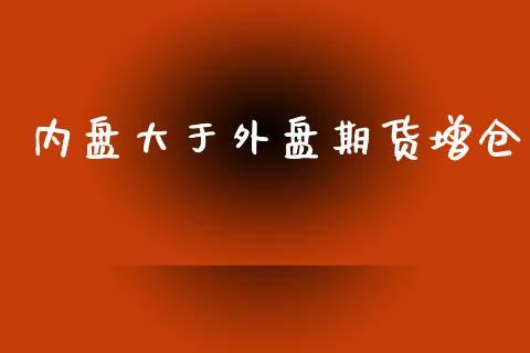 内盘大于外盘期货增仓_https://www.dong10.com_期货_第1张