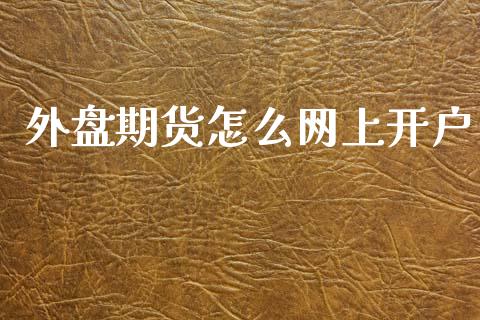 外盘期货怎么网上开户_https://www.dong10.com_期货_第1张