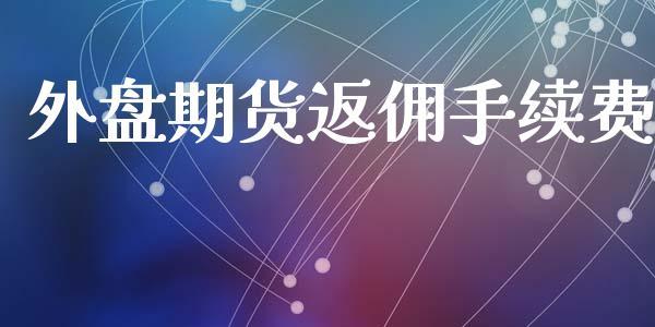 外盘期货返佣手续费_https://www.dong10.com_期货_第1张