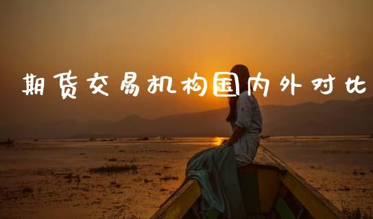 期货交易机构国内外对比_https://www.dong10.com_期货_第1张