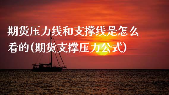 期货压力线和支撑线是怎么看的(期货支撑压力公式)_https://www.dong10.com_期货_第1张