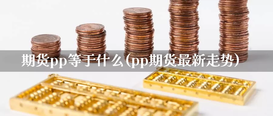 期货pp等于什么(pp期货最新走势)_https://www.dong10.com_期货要闻_第1张